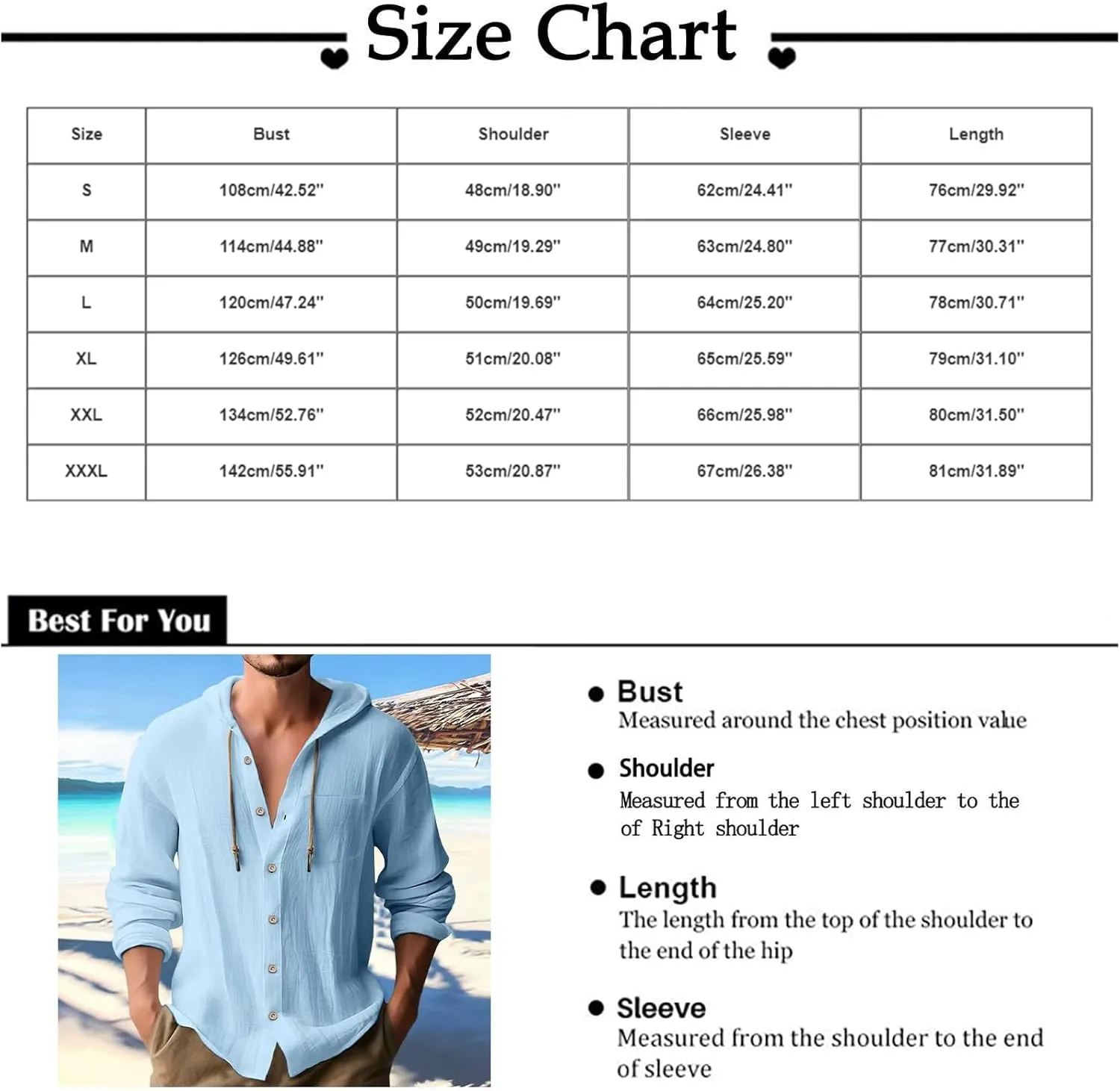Cotton Linen T-Shirts for Men Summer Beach Vacation Outdoor Hoodie Top Lightweight Button Down Holiday Going Out Tees
