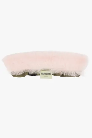 Shearling Collar - Pale Pink Long Hair