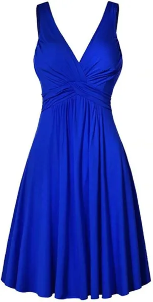 Wedding Guest Dresses for Women Holiday Sexy Deep V Neck Sleeveless A-Line Cocktail Dress Homecoming Mini Sundresses