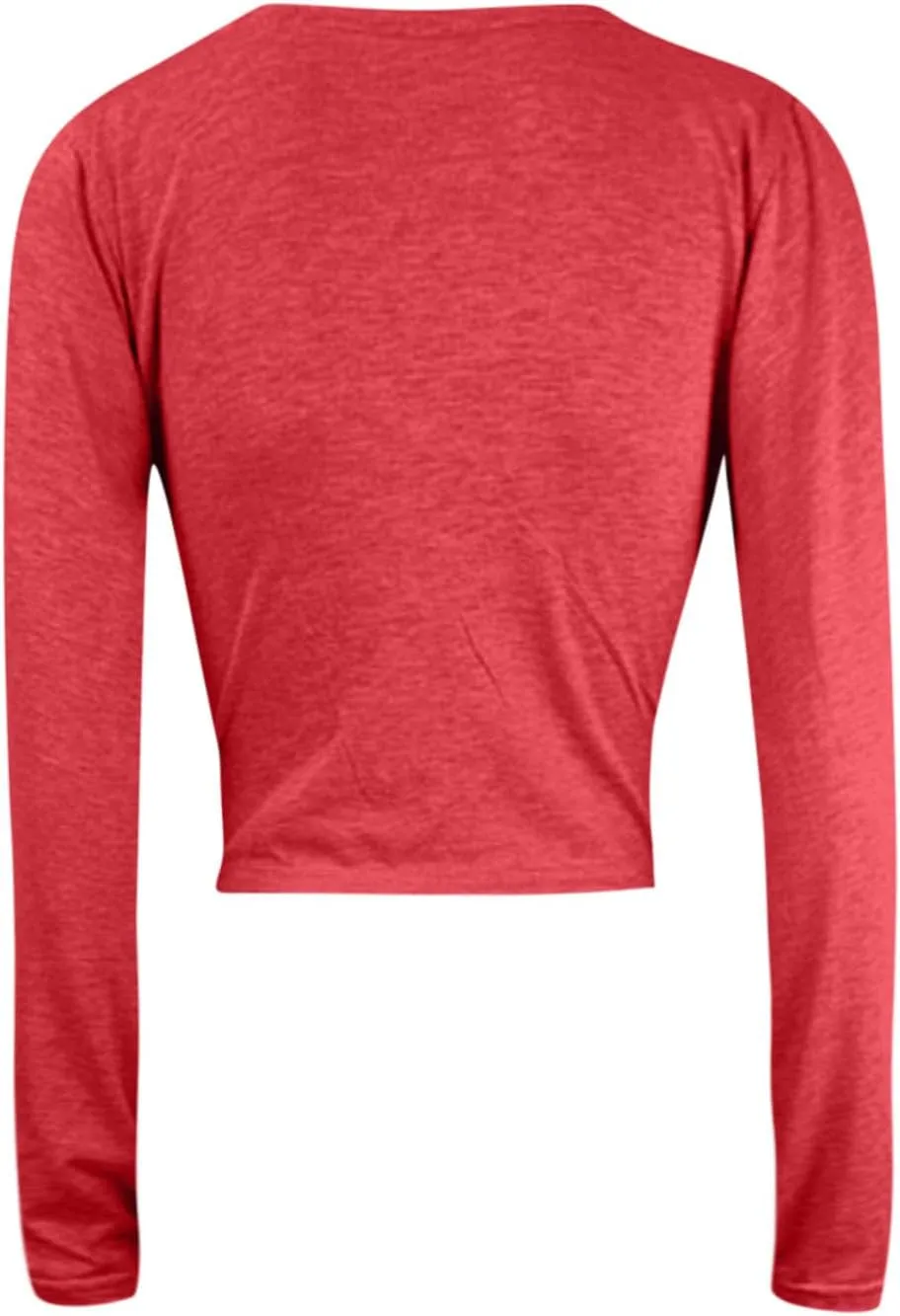 Women's Sexy Wrap Deep V Neck Blouse Summer Casual Long Sleeve Slim Fit Dress Shirts Fashion Lightweight Tee Tops